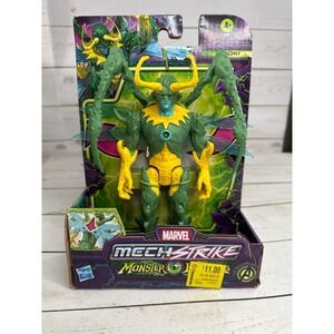 Marvel Mech Strike Monster Hunters Loki‎ 6" Action Figure NIB Hasbro